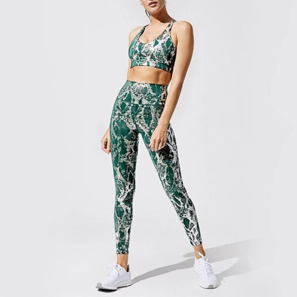Yoga Set For Women Sports Bra Running Pants Cycling Tight Leggings Fitness Sportswear Women Gym Workout Tracksuit For Trainning 6