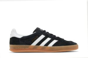 adidas Gazelle Black White Gum H06259 - Nicesk photo 1