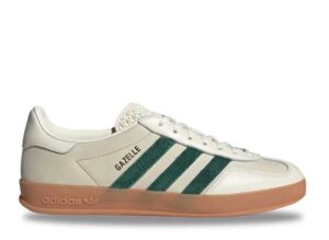 adidas Gazelle Indoor Emmi Off White Dark Green ID2567 - Nicesk photo 1