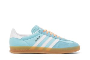 adidas Gazelle Indoor Preloved Blue White Gum HQ9017 - Nicesk photo 1