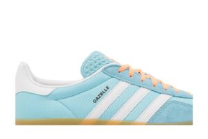 adidas Gazelle Indoor Preloved Blue White Gum HQ9017 - Nicesk photo 2