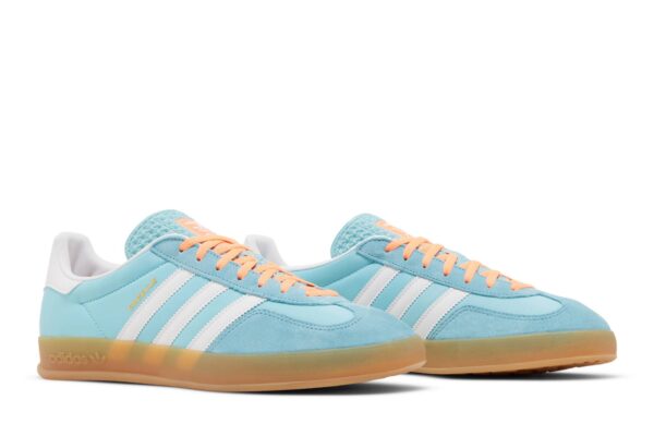 adidas Gazelle Indoor Preloved Blue White Gum HQ9017 - Nicesk photo 8