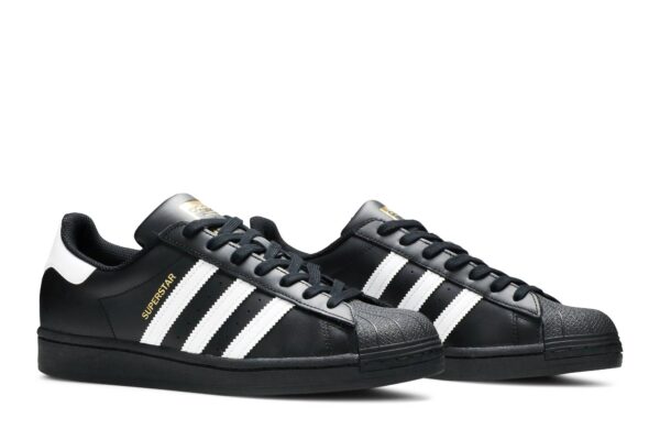 adidas Superstar Core Black Cloud White Gold EG4959 - Nicesk photo 8