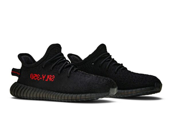 adidas Yeezy Boost 350 V2 Black Red (Kids) GZ8655 - Nicesk photo 8
