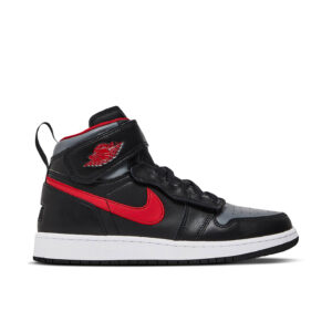 Jordan 1 High FlyEase Black Gym Red Smoke Grey (GS) DC7986-006 - Nicesk photo 1