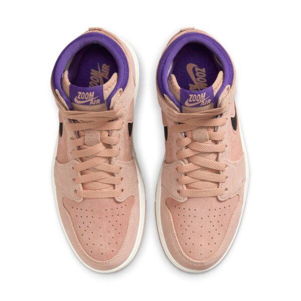 Jordan 1 High Zoom Air CMFT 2 Cacao Wow Picante Red (Women's) DV1305-200 - Nicesk photo 5