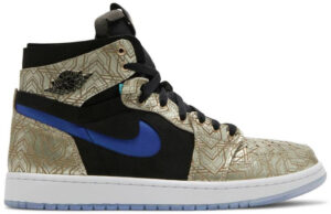 Jordan 1 High Zoom Air CMFT Gold Laser DQ0659-700 - Nicesk photo 1
