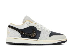 Jordan 1 Low Beaded Swoosh DV1762-001 - Nicesk photo 1