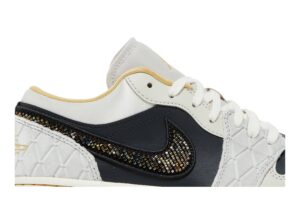 Jordan 1 Low Beaded Swoosh DV1762-001 - Nicesk photo 2