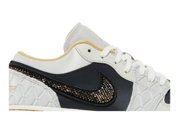 Jordan 1 Low Beaded Swoosh DV1762-001 - Nicesk photo 2