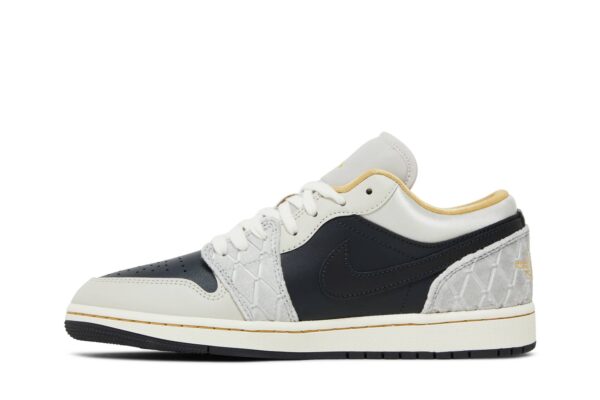 Jordan 1 Low Beaded Swoosh DV1762-001 - Nicesk photo 3