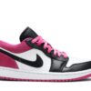 Jordan 1 Low Black Active Fuchsia CK3022-005 - Nicesk photo 1