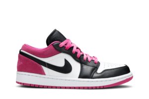 Jordan 1 Low Black Active Fuchsia CK3022-005 - Nicesk photo 1