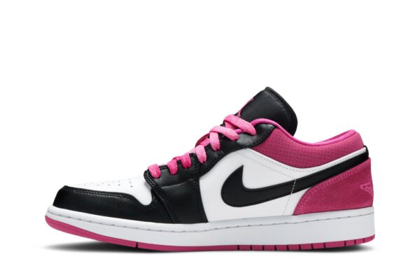 Jordan 1 Low Black Active Fuchsia CK3022-005 - Nicesk photo 3