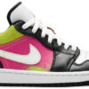 Jordan 1 Low Black Active Fuchsia Cyber CW5564-001 - Nicesk photo 1
