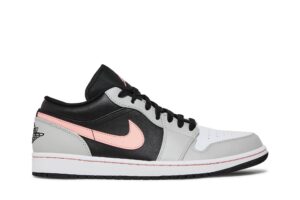 Jordan 1 Low Black Grey Pink 553558-062 - Nicesk photo 1