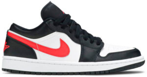 Jordan 1 Low Black Siren Red (Women's) DC0774-004 - Nicesk photo 1