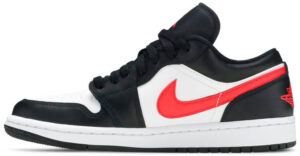 Jordan 1 Low Black Siren Red (Women's) DC0774-004 - Nicesk photo 2