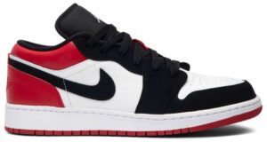 Jordan 1 Low Black Toe (2019) (GS) 553560-116 - Nicesk photo 1