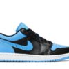 Jordan 1 Low Black University Blue 553558-041 - Nicesk photo 1