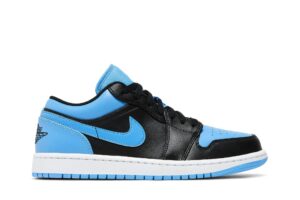 Jordan 1 Low Black University Blue 553558-041 - Nicesk photo 1
