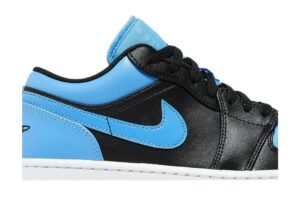 Jordan 1 Low Black University Blue 553558-041 - Nicesk photo 2