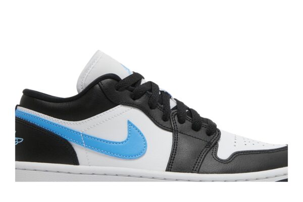 Jordan 1 Low Black University Blue White (Women's) DC0774-041 - Nicesk photo 2