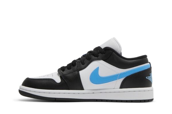 Jordan 1 Low Black University Blue White (Women's) DC0774-041 - Nicesk photo 3