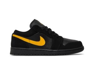 Jordan 1 Low Black University Gold 553558-071 - Nicesk photo 1