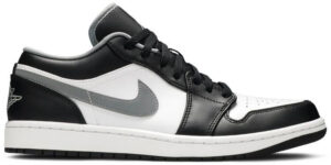 Jordan 1 Low Black White Grey 553558-040 - Nicesk photo 1