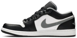 Jordan 1 Low Black White Grey 553558-040 - Nicesk photo 2
