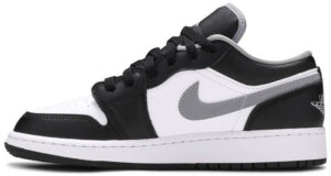 Jordan 1 Low Black White Grey (GS) 553560-040 - Nicesk photo 2