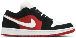Jordan 1 Low Black White Gym Red (Women's) DC0774-016 - Nicesk photo 1