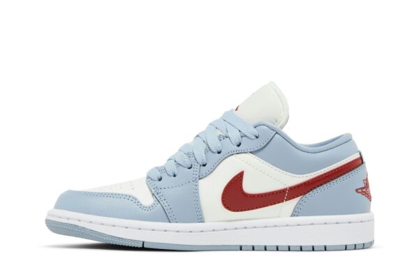 Jordan 1 Low Blue Whisper Dune Red (Women's) DC0774-164 - Nicesk photo 3