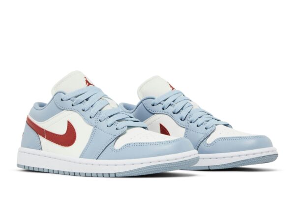 Jordan 1 Low Blue Whisper Dune Red (Women's) DC0774-164 - Nicesk photo 8