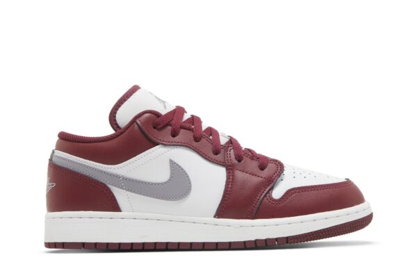 Jordan 1 Low Bordeaux (GS) 553560-615 - Nicesk photo 1