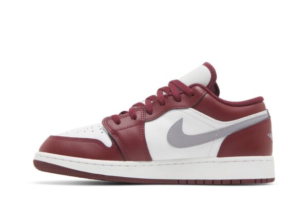 Jordan 1 Low Bordeaux (GS) 553560-615 - Nicesk photo 3