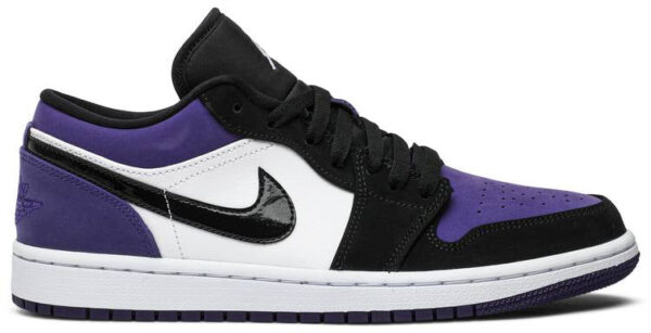 Jordan 1 Low Court Purple 553558-125 - Nicesk photo 1
