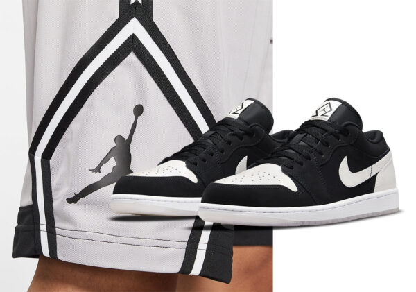 Jordan 1 Low Diamond Shorts DH6931-001 - Nicesk photo 6