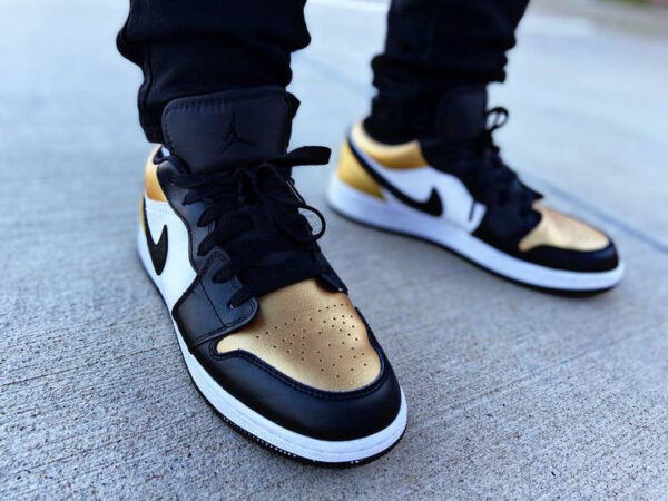 Jordan 1 Low Gold Toe CQ9447-700 - Nicesk photo 6