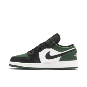 Jordan 1 Low Green Toe (GS) 553560-371 - Nicesk photo 2