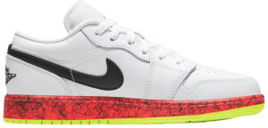 Jordan 1 Low Multi-Color Midsoles White (GS) CV9548-100 - Nicesk photo 1