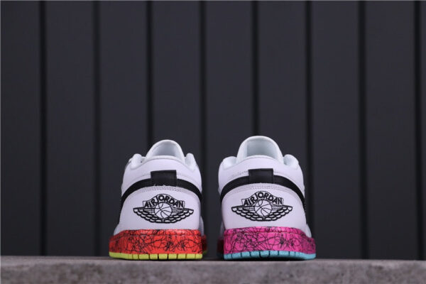 Jordan 1 Low Multi-Color Midsoles White (GS) CV9548-100 - Nicesk photo 5