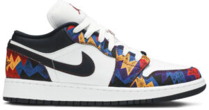 Jordan 1 Low Nothing But Net (GS) CZ8657-100 - Nicesk photo 1