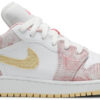 Jordan 1 Low Paint Drip (GS) CW7104-601 - Nicesk photo 1