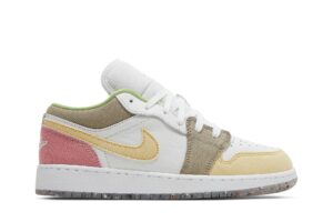 Jordan 1 Low Pastel Grind Vivid Green (GS) DJ0341-100 - Nicesk photo 1
