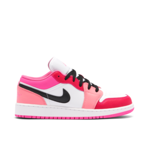 Jordan 1 Low Pink Red (GS) 553560-162 - Nicesk photo 1