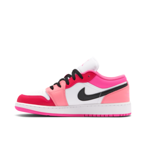 Jordan 1 Low Pink Red (GS) 553560-162 - Nicesk photo 2