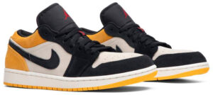 Jordan 1 Low Sail University Gold Black 553558-127 - Nicesk photo 2