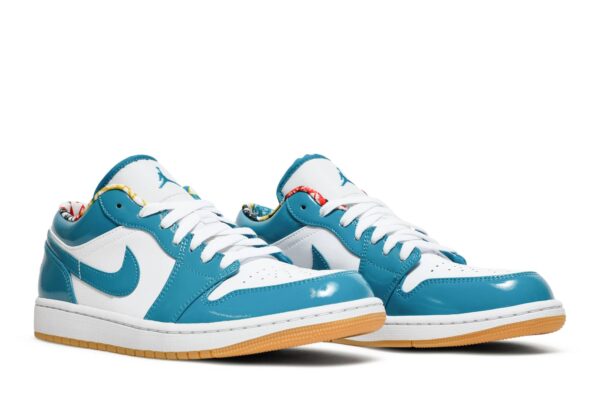 Jordan 1 Low SE Barcelona Cyber Teal DC6991-400 - Nicesk photo 8
